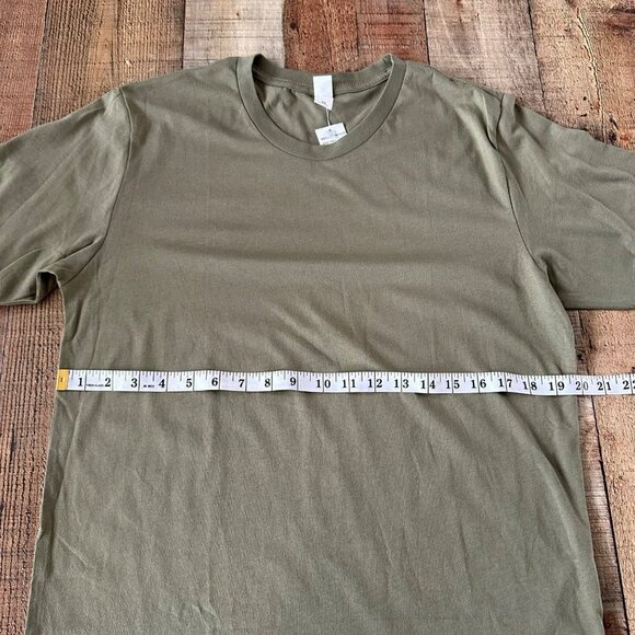 Alternative Men's Wearhouse Basic Short Sleeve T-shirt Tee in Green -M - Picture 2 of 8